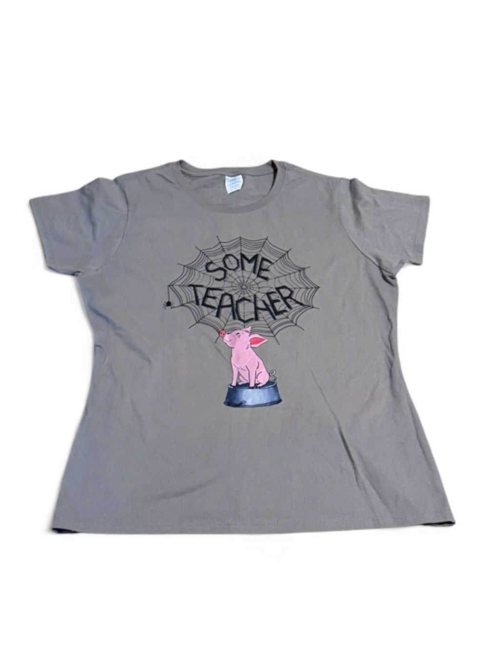 Gray Charolettes Webb Some Teacher Tee